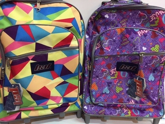 Mochila Ls&D con Carro 18" Estampado Nena 94.978.2
