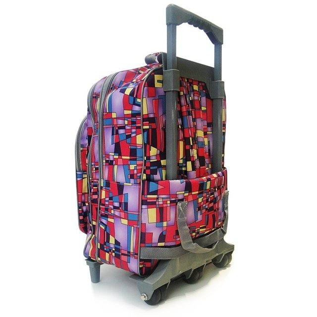 Mochila Ls&D con Carro 18" Estampado Nena 94.978.2