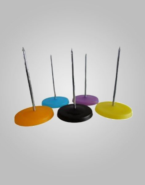Pinche Papel Base Plastica Clavo Niquelado
