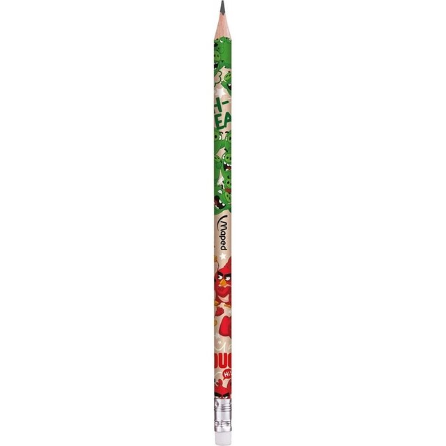 Lapiz Maped Con Goma Hb Angry Birds