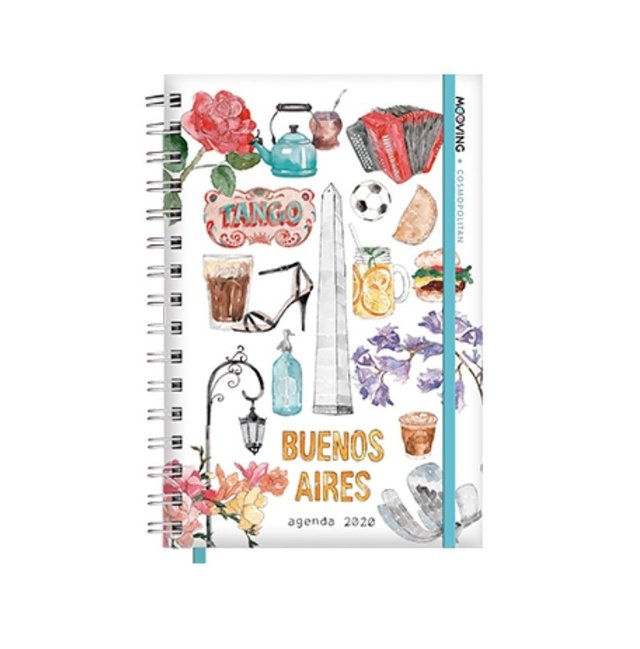 Agenda Mooving 10 X 15 Cosmopolitan 2 Dias Por hoja