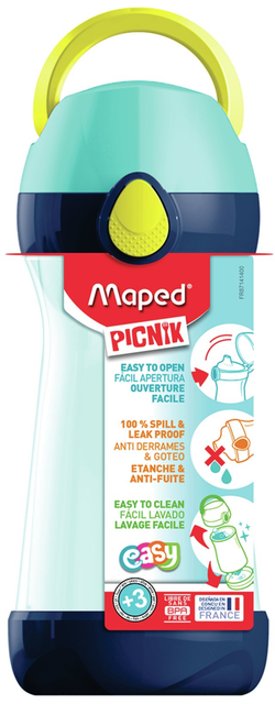 Botella Maped Picnik Concept 430 Ml Azul / Verde