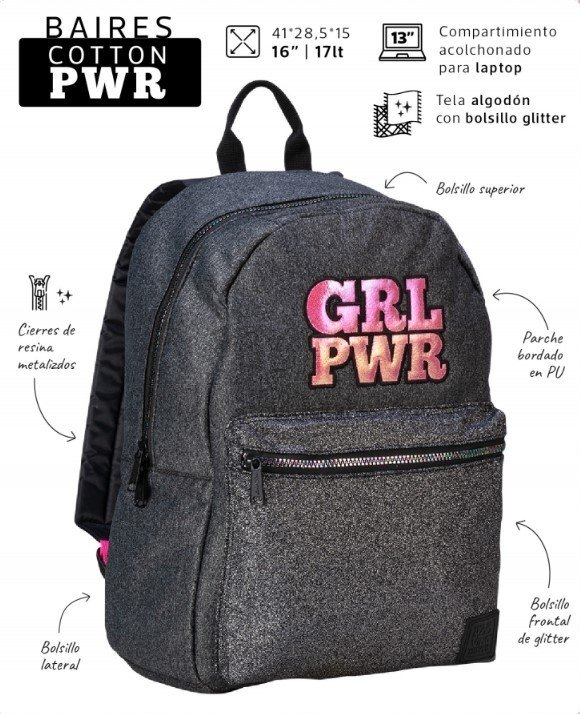 Mochila Baires Cotton Pwr