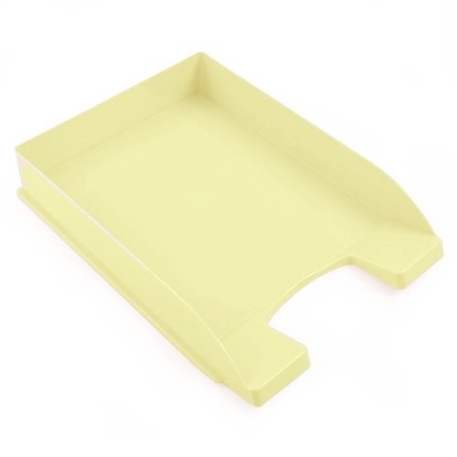 Bandeja Liggo Pastel A4 1 Piso Amarillo