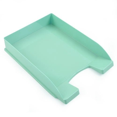 Bandeja Liggo Pastel A4 1 Piso Verde
