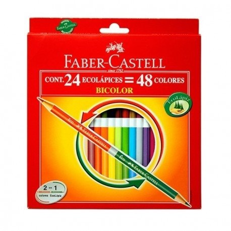 Pinturitas Faber Bicolor Largas
