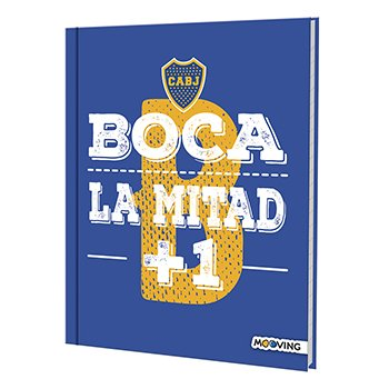 Cuaderno Boca 16 X 21 Tapa Dura X 48 Hojas