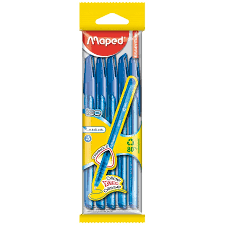 Boligrafo Maped Green Ice Azul X 5