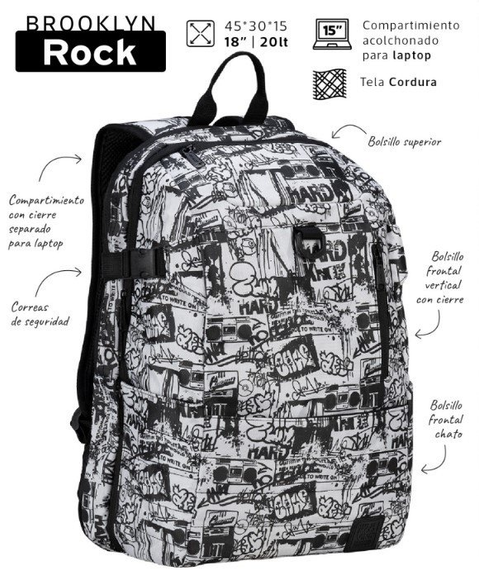 Mochila Brooklyn Rock