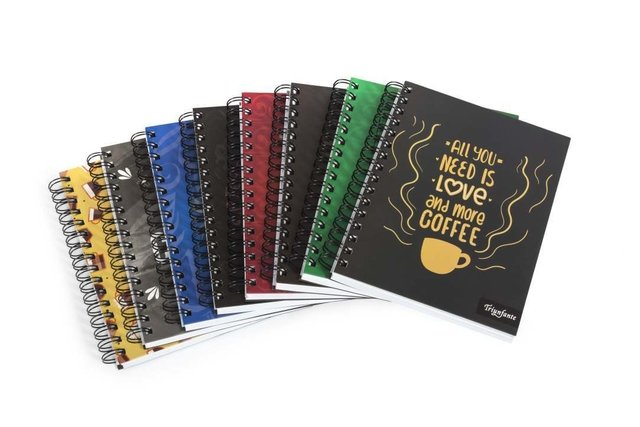 Cuaderno Triunfante A5 x 120 hojas línea café
