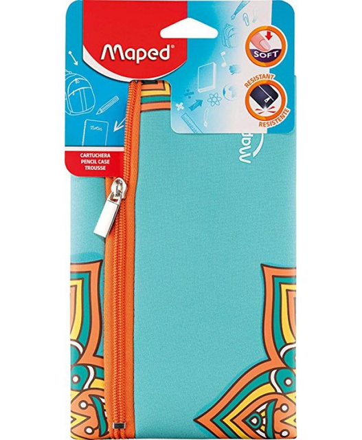 Cartuchera Maped Plana Girl Mandalas