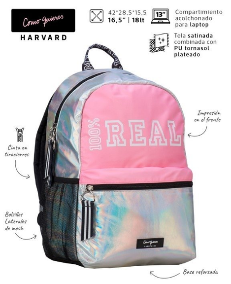 Mochila Como Quieres Que Te Quiera Harvard