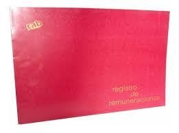 Libro Registro Remunerac Unico 1 Mano Tapa Dura