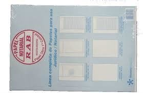 Papel Rab Notarial A4 Marginado 130 Grms X 100 Hjs