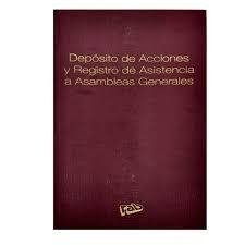 Libro Deposito de Acciones Y Reg Asist Asamblea