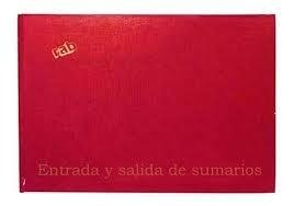 Libro Policia Entrada Y Salida De Sumarios