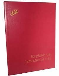Libro Registro De Llamadas Al 911 77005