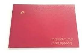 Libro Registro De Pasajeros Tapa Dura 1 Mano