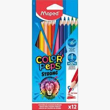Pinturitas Maped Color Peps X 12 Strong Plastica