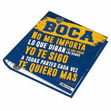Carpeta Boca 3 X 40 Cartone Original