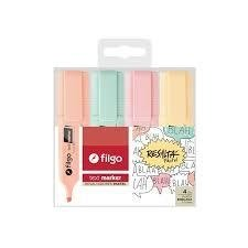 Resaltador Filgo Pastel X 4 Unidades