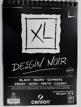 Block Canson Xl Dessin Noir 150 Grs A4 40 H C/Espiral (Polivalente)