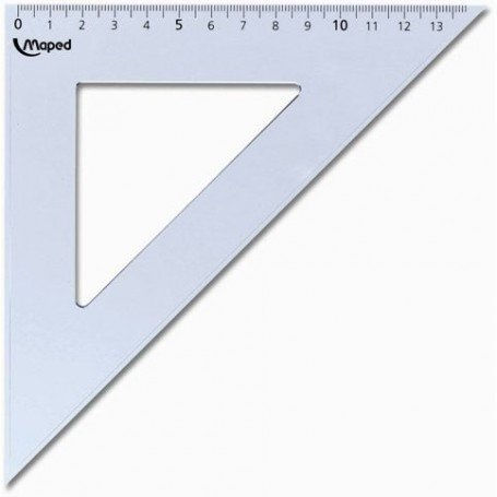 Escuadra Maped Escolar 45 X 21 Cm