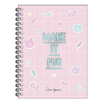 Cuaderno Como Quieres Que Te Quiera 16 X 21 Con Espiral rayado