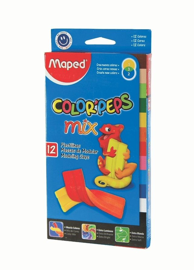 Plastilina Maped X 12 Surtida