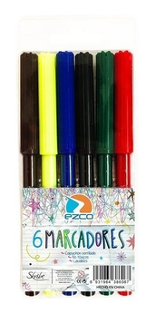 Marcador Ezco X 6 Unidades