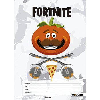 Separador De Materias Fortnite A4