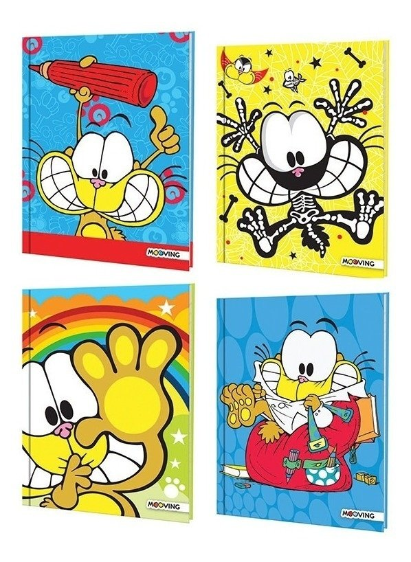 Cuaderno Gaturro 16 X 21 Tapa Dura X 48 Hojas