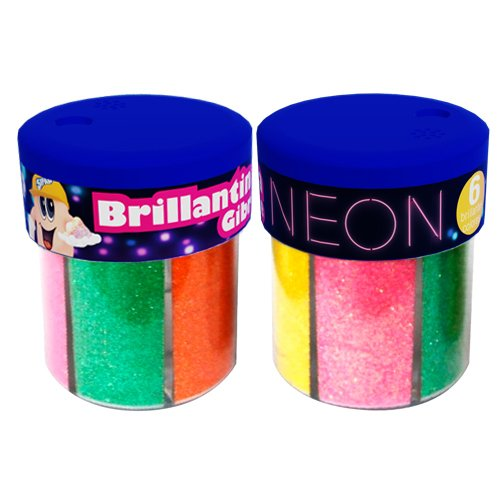 Brillantina Pote X 6 Neon