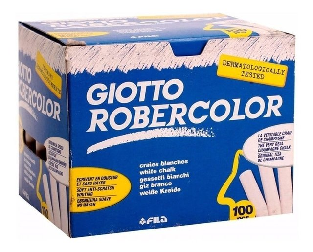 Tiza Giotto Antialergicas X 100 Blancas