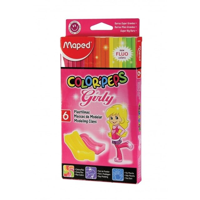 Plastilina Maped X 6 Surtidas
