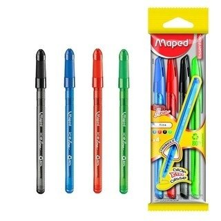 Boligrafo Maped Green Ice X 4 Surtidos