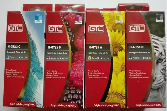 Tinta Hp Para Sistema Continuo Gtc