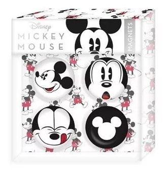 Iman Mickey Mouse Glass Magnets X 4