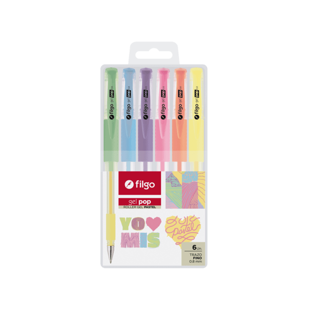 Roller Filgo Pastel X 6
