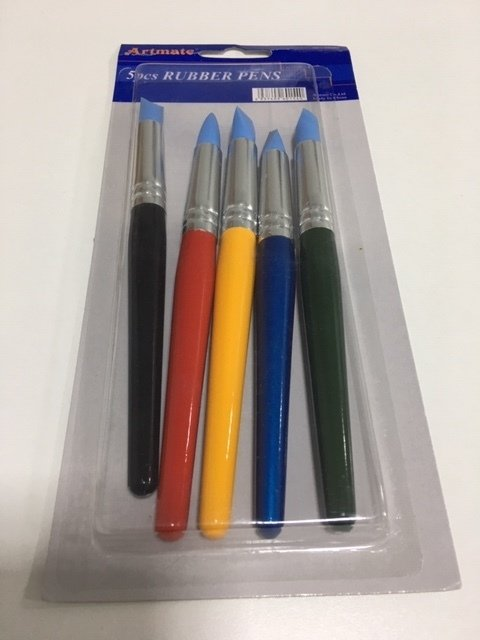 Set Pincel Punta De Goma X 5
