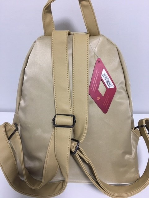 Mochila Amayra Pvc Seda Camel 67.C3018.4