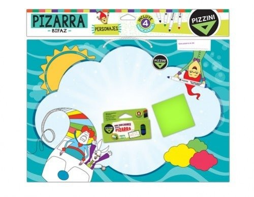 Pizarra Pizzini Bifaz con Marcadores