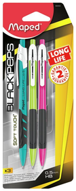 Portaminas 0,5 Maped Black´Peps Long Life X 3 Blister