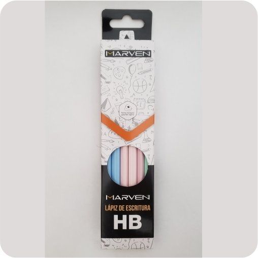 Lapiz Marven Negro Pastel