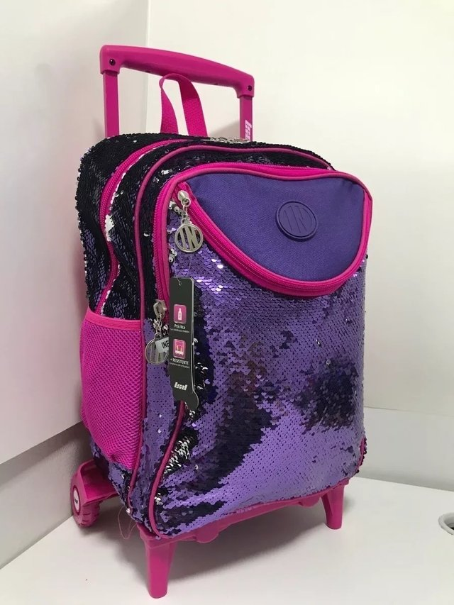 Mochila Lentejuelas Con Carro 94.6019