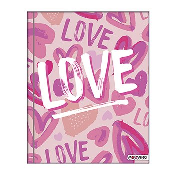 Cuaderno Love 19.5 X 24 Tapa Dura X 48 Hjs