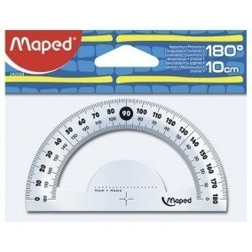 Transportador Maped 180º Essential 242 Blister+