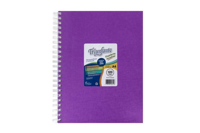 Cuaderno Triunfante A4 tapa lavable 120 hojas rayado