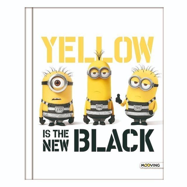 Cuaderno Minions 19 X 24 Tpa Dura X 48 Hjs Original