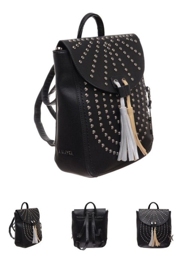 Mochila Amayra Negra Pu 67.C1169.1